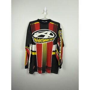 Answer Racing Men's Vintage Motocross Longsleeve Size Large